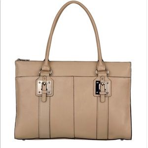 Women’s Marc New York zip-top leather tote